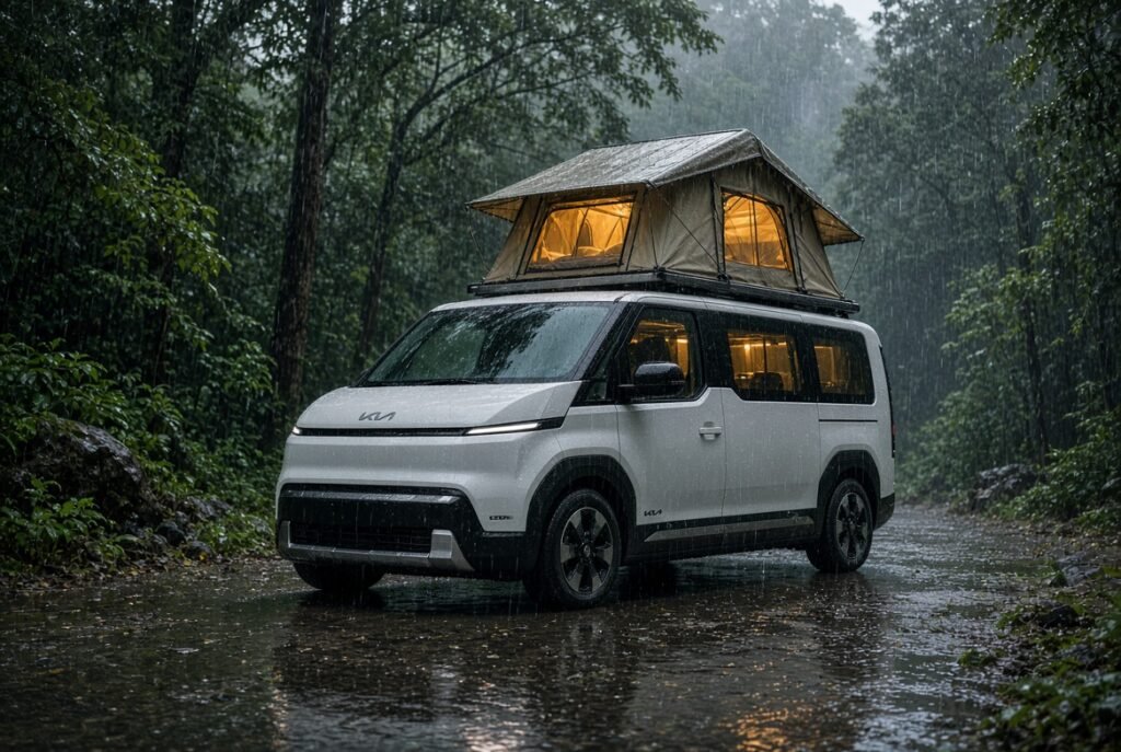 rainy days camping