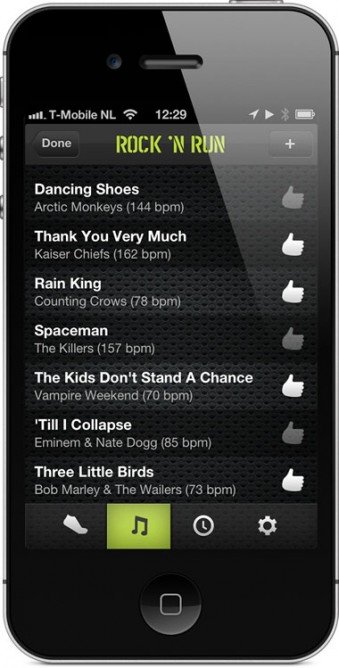 Cruise Control App adjusts the Music Rhythm with your Running Speed 