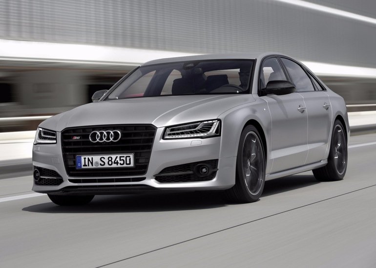 New Audi S8 plus sporty sedan