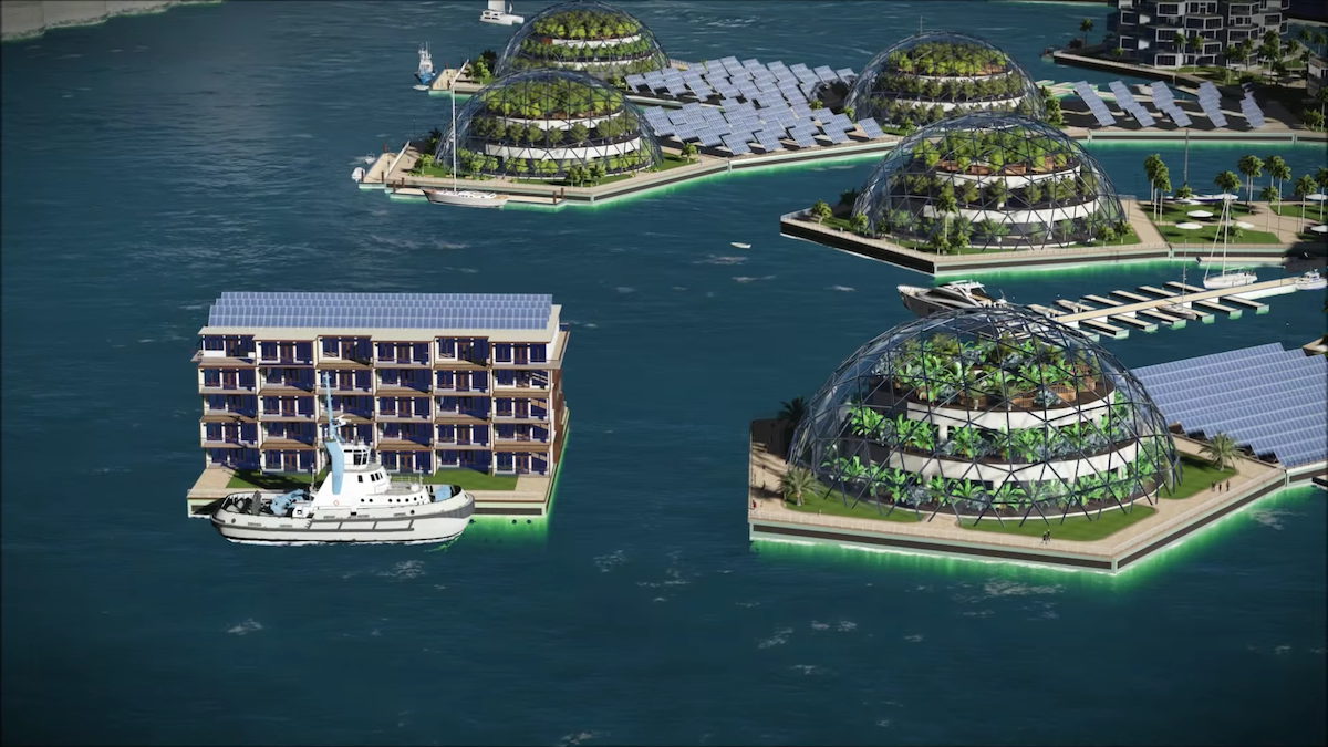world first floating city