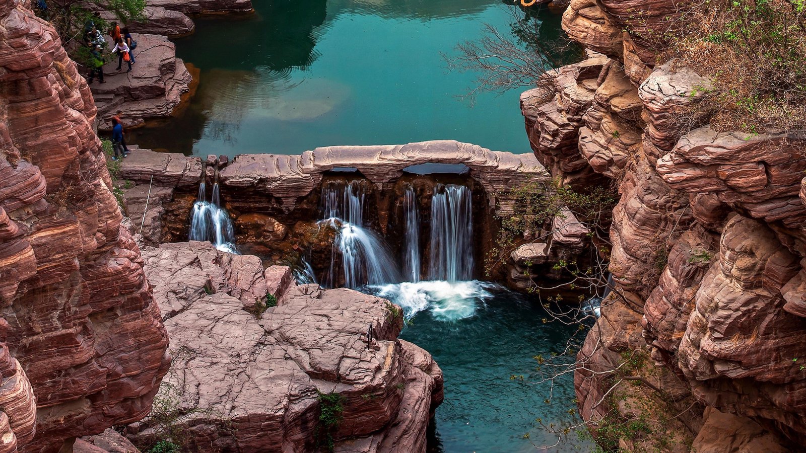 Tourist attraction in Yuntaishan Global Geopark