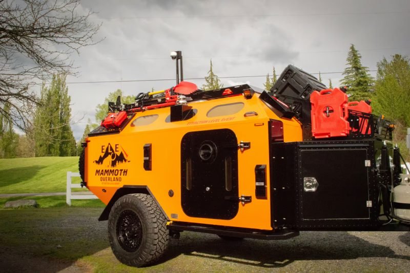 Survive the Apocalypse in Style with the Bear-Macing Teardrop Camper: Discover Its Insane Features