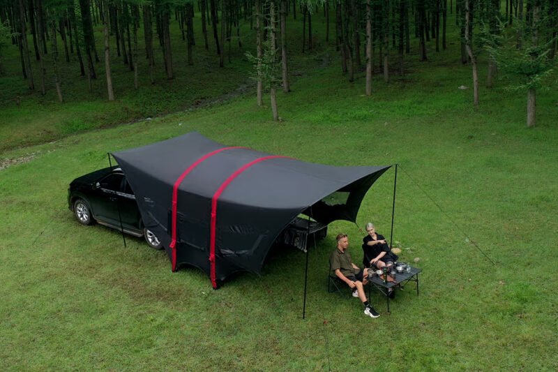 Inflatable Frame Tent and Canopy Quickly Set Up with Electric Pump