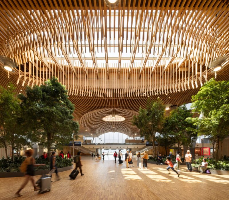 USA’s Timber Revolution Advances with Massive Wooden Airport Expansion at PDX