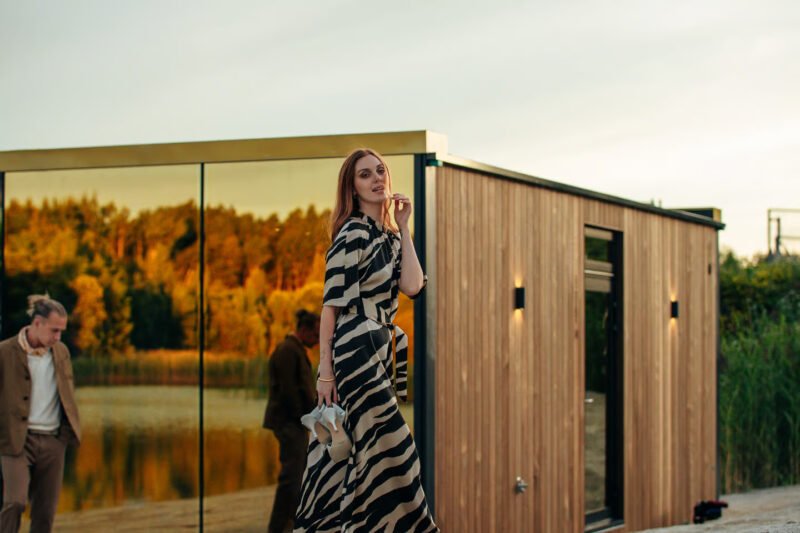 $250K Golden Tiny House Brings Luxury and Glamour to the Small Living Movement