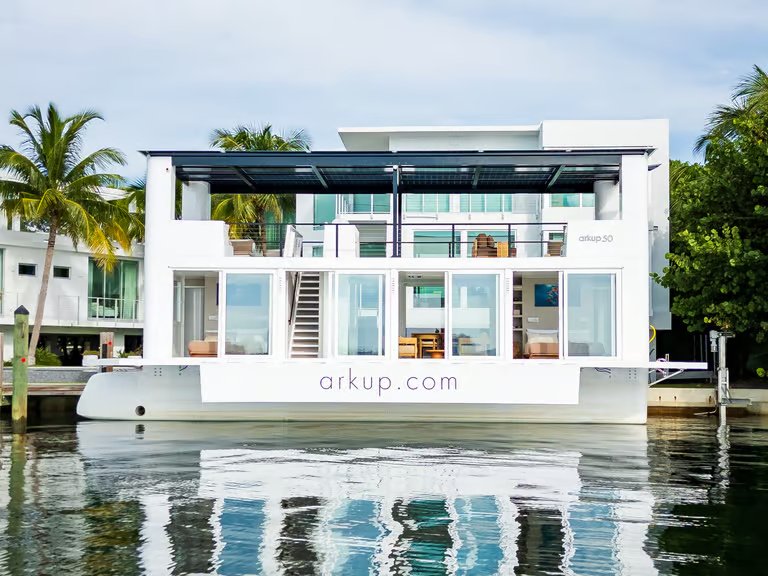 Futuristic Floating Home: Innovative Design Rises Above the Waves