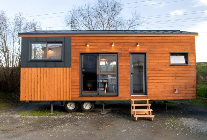 Spacious Tiny House with Upside-Down Layout Designed for Family Living
