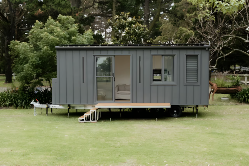 Compact Off-Grid Tiny House with Solar Power for Ultimate Freedom