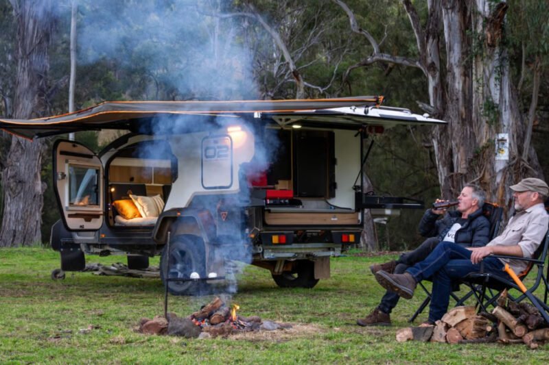 Sharp-Nosed Teardrop Camper Transformed into Ultimate Escape Pod: A 2.0 Upgrade
