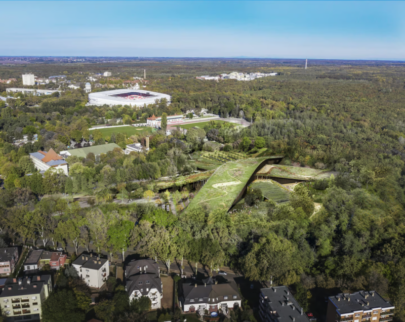 Hungarian Natural History Museum Redefines Sustainable Architecture