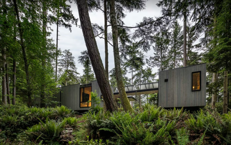 Whidbey Puzzle Prefab: A Luxurious Modern Prefab Tiny House with Sustainable Design