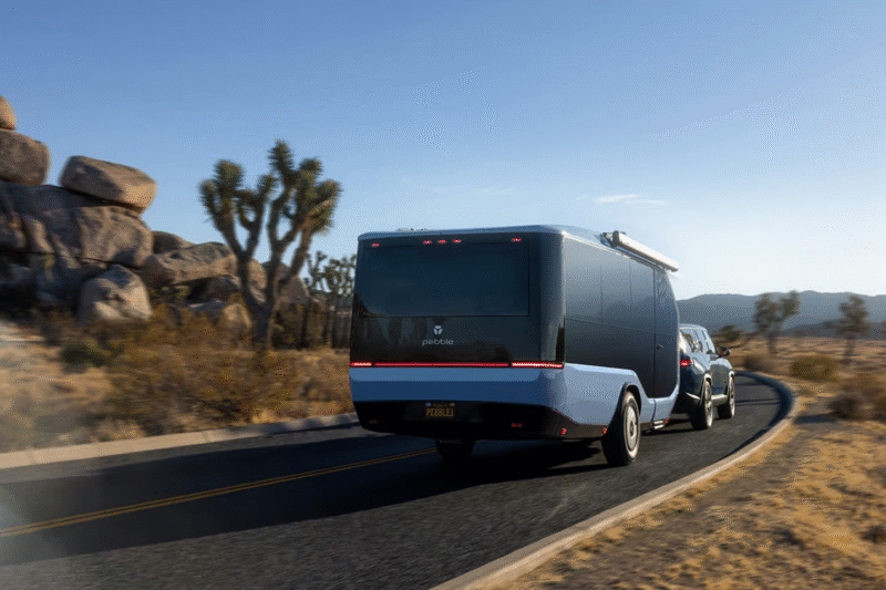 Pebble Flow: Off-Grid Luxurious Camping Trailer with Smart Electric RV Technology (2025)