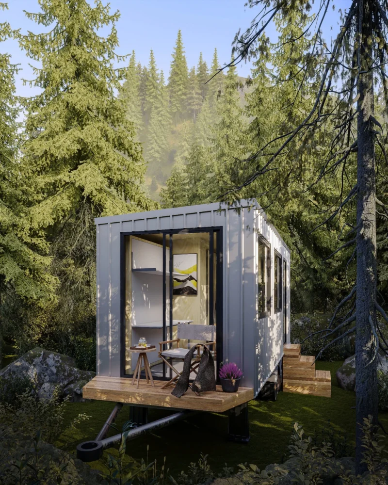 Escapada Tiny House by Tiny Tect: Affordable Modern Tiny Home on Wheels for Compact Living