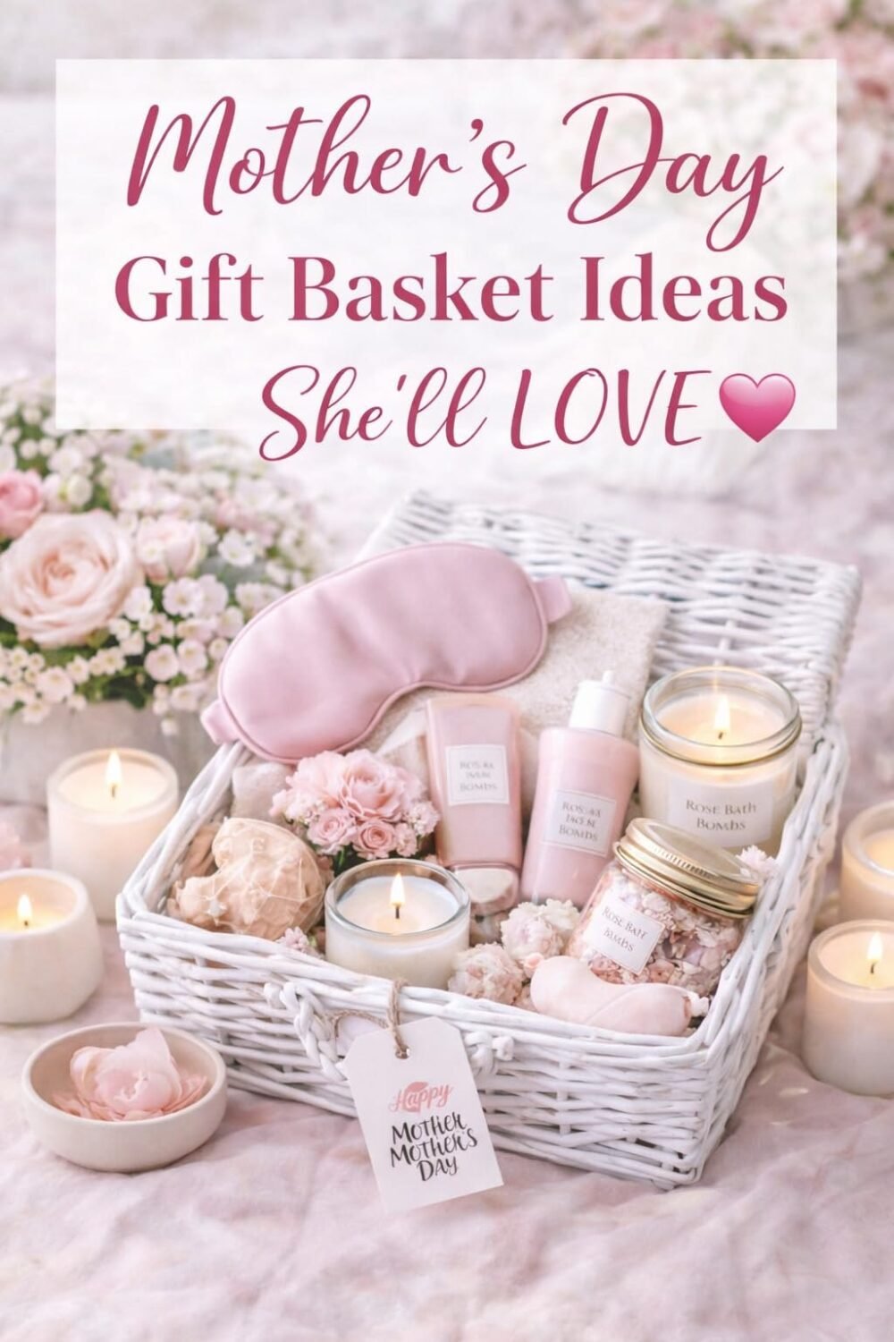 Best Mother’s Day Gifts 2026 - Green Dove self-care gift basket with body lotion and wash.